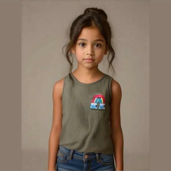 5 Piece Bundle of Girl's Size 7-8 (S-M) Summer Tank Tops - Picture 6 of 15